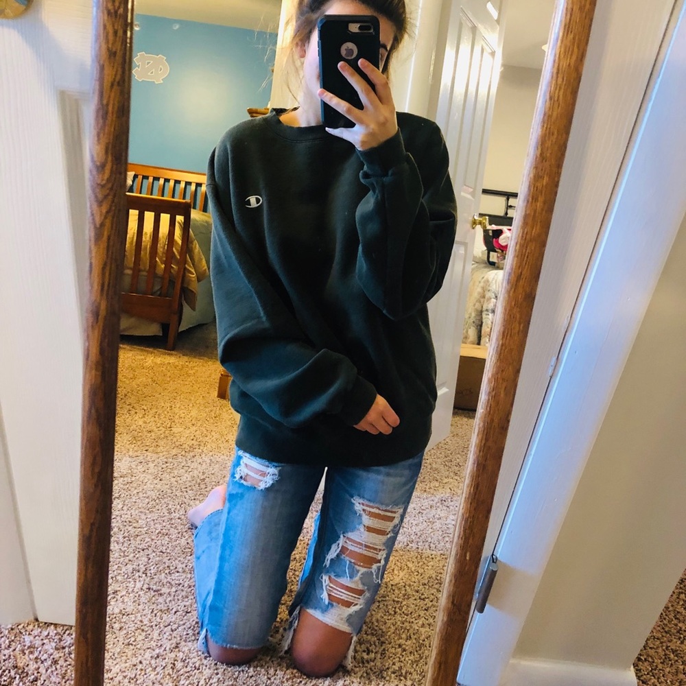 Like New Green Champion CrewNeck